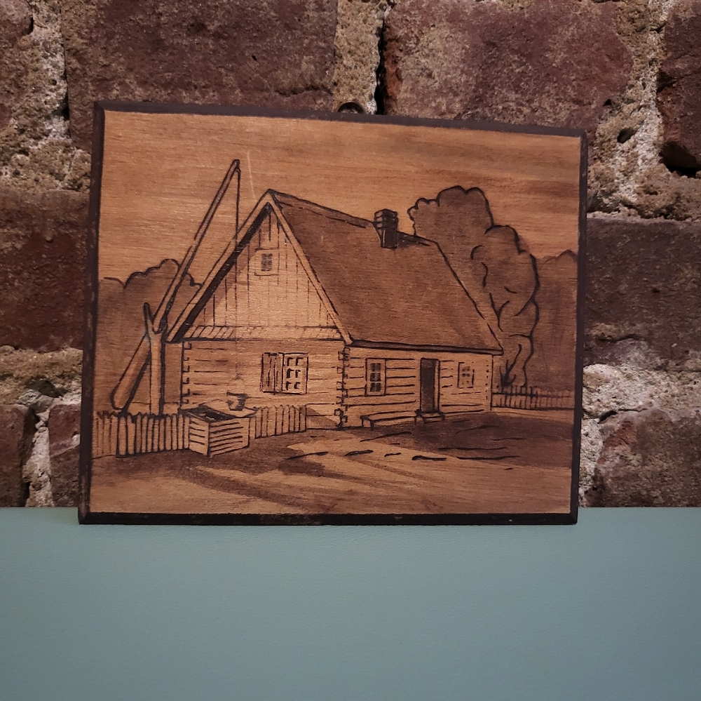Wooden wall frame